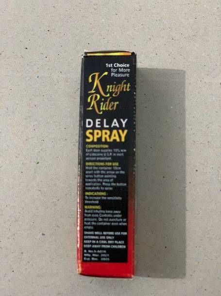 Knight Rider Delay Spray Maximum Duration