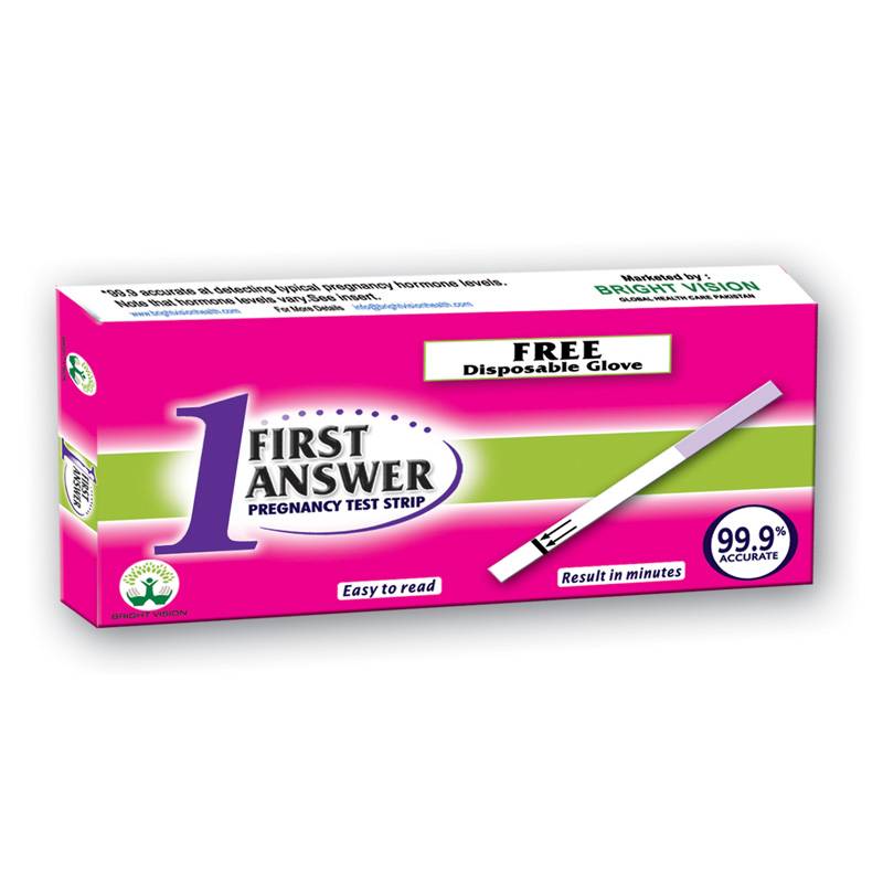 pregnancy test strips